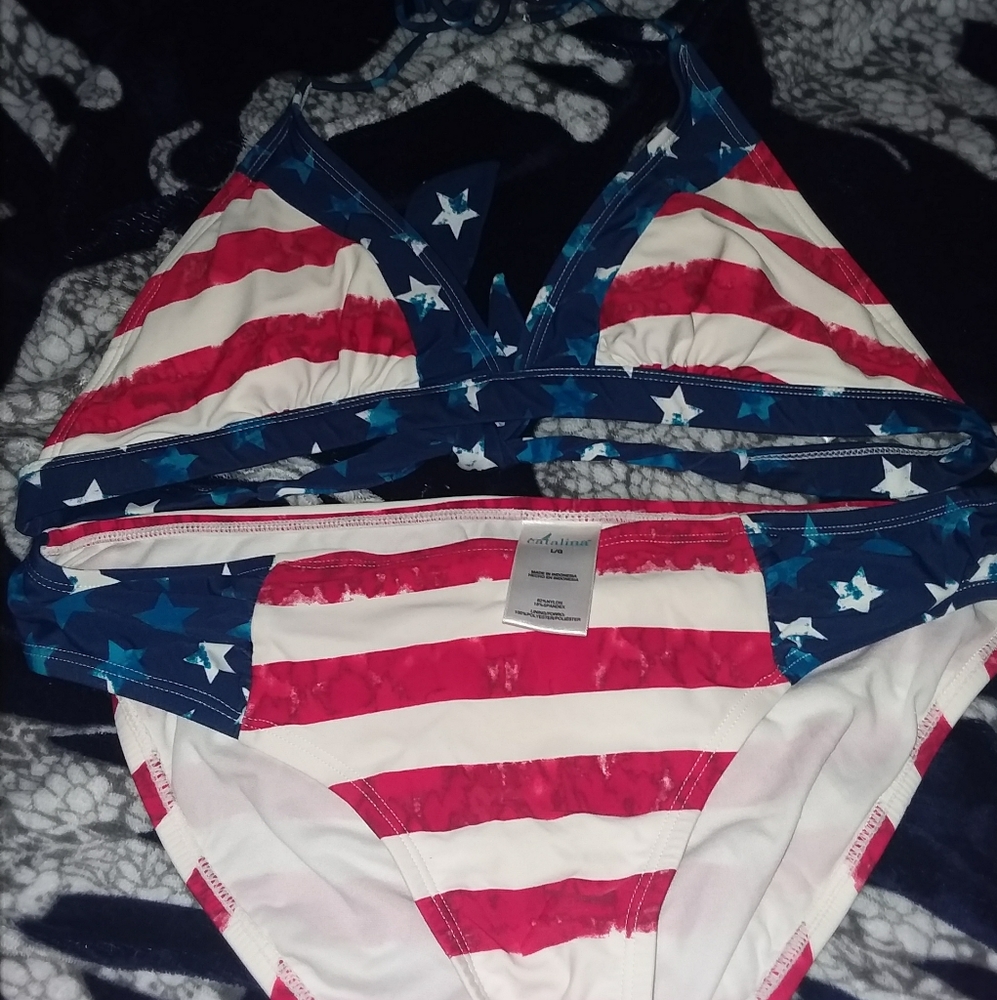Catalina American Flag bikini